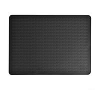 Housse en silicone pour cuisinière électrique - Résistante à la chaleur - Lavable - Multifonction - Pour comptoir de cuisine - Noir