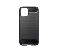Housse en silicone pour iPhone 14 en carbone noir