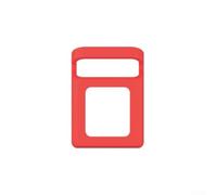 Housse en silicone pour lecteur audio Toniebox - Résistante aux rayures - Housse rembourrée - Rouge