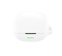Housse en Silicone pour QCY MeloBuds N65, Étui de Protection pour Écouteurs (Blanc)