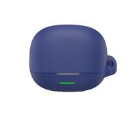 Housse en Silicone pour QCY MeloBuds N65, Étui de Protection pour Écouteurs (Bleu)