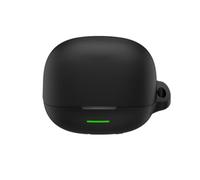 Housse en Silicone pour QCY MeloBuds N65, Étui de Protection pour Écouteurs (Noir)
