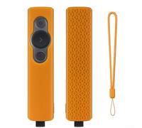 Housse en silicone pour télécommande Logitech Spotlight offrant une protection antidérapante fiable et une accessibilité aux boutons (orange)