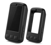 Housse en silicone pour Wahoo ELEMNT ROAM V3 / ROAM3 - Housse de protection GPS noire souple pour les bords et les bords et l'arrière - Housse élastique pour conduite, entraînement et transport
