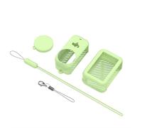 Housse en silicone résistante aux chocs pour caméras d'action avec trous de ventilation, protections d'objectif et dragonne pour caméra