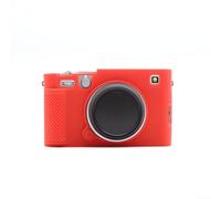 Housse en silicone souple pour appareil photo Fujifilm XE5 avec texture raffinée pour un maintien sûr et une préservation de l'appareil (rouge)