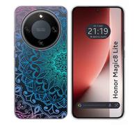 Housse En Silicone Transparent Pour Huawei Honor Magic 8 Lite 5G Design Mandala