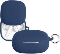 Housse En Silicone Ultra-Fine Pour Soundcore Liberty 5 - Coque Antichoc Et Anti-Rayures Avec Mousqueton, Compatible Charge Sans Fil, Bleu