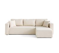 Housse en tissu bouclette pour canapé déhoussable Topaze - Beige