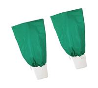 Housse en tissu de protection contre le froid de qualité supérieure pour plantes d'herbier - 200 x 240 cm - Blanc crème et vert - Protection des plantes d'hiver pour les forêts