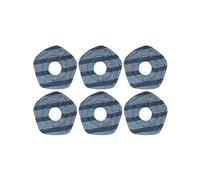 Housse En Tissu De Vadrouille, Tampons De Chiffons, Pièce De Rechange, Accessoires En Tissu De Vadrouille, Compatibles Avec Eufy,X10 Pro, Pièces De Rechange For Aspirateur Robot(6pcs)