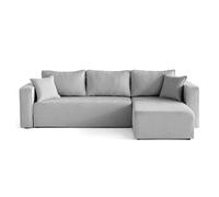 Housse en tissu pour canapé déhoussable Topaze - Gris clair