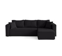 Housse en tissu pour canapé déhoussable Topaze - Noir