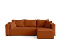 Housse en tissu pour canapé déhoussable Topaze - Rouille