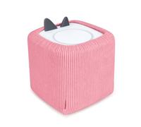 Housse en Velours Cord Compatible avec Toniebox 2, Rose | Lavable, Ouverture de Charge Précise, Montage Simple