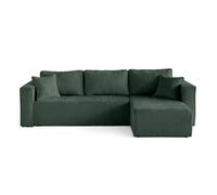 Housse en velours texturé pour canapé déhoussable Topaze - Vert