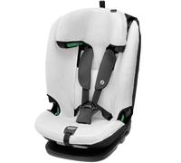 Maxi-Cosi housse d'été en coton biologique pour Titan Plus i-Size, Housse pour siège auto enfant, Matière respirante qui absorbe l'humidité, Lavable en machine, Coton durable, Blanc naturel