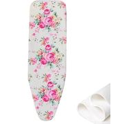 Housse et housse de planche à repasser Housse de table à repasser en pur coton avec lot de 2 coussinets, plusieurs tailles(C,12X 36 Inch (30 X 90 Cm))