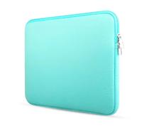 Housse étanche et fine pour ordinateur portable 15,6" compatible avec MacBook, Samsung, iPad, Chromebook, HP, Acer et Lenovo - Bleue
