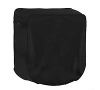 Housse étanche et portable pour tuyau d'arrosage, conçue pour tuyaux de 10 m et 40 m, sac de rangement avec cordon de serrage (noir)