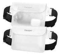 Housse Étanche - Spigen - Amp06022 - Lot De 2 - Ipx8 - Blanc Neige