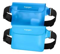 Housse - Etui - Chaussette Spigen - Amp06020 - Aqua Shield Lot De 2 Sacs Etanches Impermeables Certifiee Ipx8 - Mer Bleue