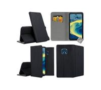 Housse etui coque pochette portefeuille pour Nokia XR20 5G + film ecran - NOIR MAGNET -