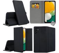 Housse Etui Coque Pochette Portefeuille Pour Samsung Galaxy A13 4g + Film Ecran - Noir Magnet