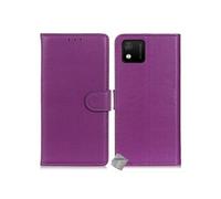 Housse etui coque pochette portefeuille pour Wiko Y52 + film ecran - MAUVE -