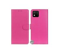 Housse etui coque pochette portefeuille pour Wiko Y52 + film ecran - ROSE -