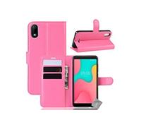 Housse etui coque pochette portefeuille pour Wiko Y60 + film ecran - ROSE -