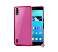 Housse etui coque pochette silicone gel fine pour Altice S42 + film ecran - ROSE -