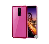 Housse etui coque pochette silicone gel fine pour Altice S61 + film ecran - ROSE -