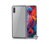 Housse etui coque pochette silicone gel fine pour Archos Diamond + film ecran - BLANC TRANSPARENT -