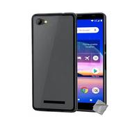 Housse etui coque pochette silicone gel fine pour Logicom Le Prime + film ecran - GRIS -