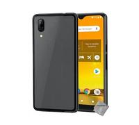 Housse etui coque pochette silicone gel fine pour Logicom Le Spark + film ecran - GRIS -