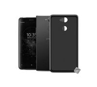 Housse etui coque pochette silicone gel fine pour Sony Xperia XA2 Plus + film ecran - NOIR -