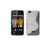 Housse etui coque pochette silicone gel fine pour Wiko Kite 4G + film ecran - TRANSPARENT
