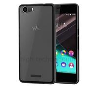 Housse etui coque pochette silicone gel fine pour Wiko Lenny 2 + film ecran - GRIS