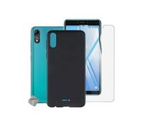 Housse etui coque pochette silicone gel fine pour Wiko Y51 + film ecran - NOIR -