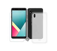 Housse etui coque pochette silicone gel fine pour Wiko Y61 + film ecran - BLANC TRANSPARENT -