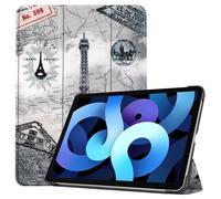 Housse Etui Coque Pochette Simili Cuir Pour Apple Ipad Air 4 2020 (10,9 Pouces) - Tour Eiffel