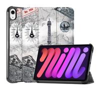 Housse Etui Coque Pochette Simili Cuir Pour Apple Ipad Mini 6 2021 (8,3 Pouces) - Tour Eiffel