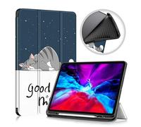 Housse Etui Coque Pochette Simili Cuir Pour Apple Ipad Pro 3 2018 / Ipad Pro 4 2020 / Ipad Pro 5 2021 (12,9 Pouces) - Good Night