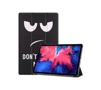 Housse etui coque pochette simili cuir pour Lenovo Tab P11 / P11 Plus TB-J606F / TB-J606X (11 pouces) - DON'T TOUCH ME -