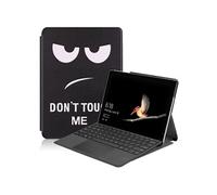 Housse etui coque pochette simili cuir pour Microsoft Surface Go 1 / Go 2 / Go 3 (10,5 pouces) - DON'T TOUCH ME -