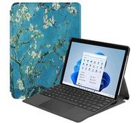 Housse etui coque pochette simili cuir pour Microsoft Surface Pro 8 (13 pouces) - FLEURS - htdmobiles Fleurs G