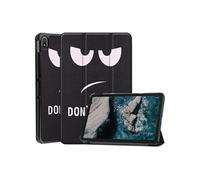 Housse etui coque pochette simili cuir pour Nokia T20 TA-1397 / TA-1394 / TA-1392 (10,4 pouces) - DON'T TOUCH ME -