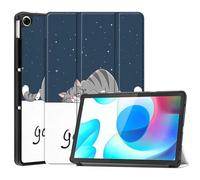 Housse Etui Coque Pochette Simili Cuir Pour Realme Pad (10,4 Pouces) - Good Night