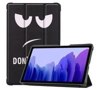 Housse Etui Coque Pochette Simili Cuir Pour Samsung Galaxy Tab A7 T500 / T505 (10,4 Pouces) - Don't Touch Me
